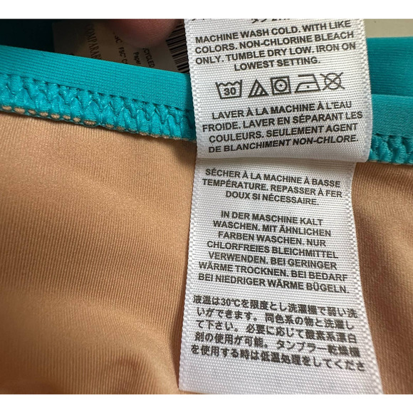 J. Crew Factory Turquoise One Piece Halter Swimsuit sz XXL NWT - Picture 8 of 11